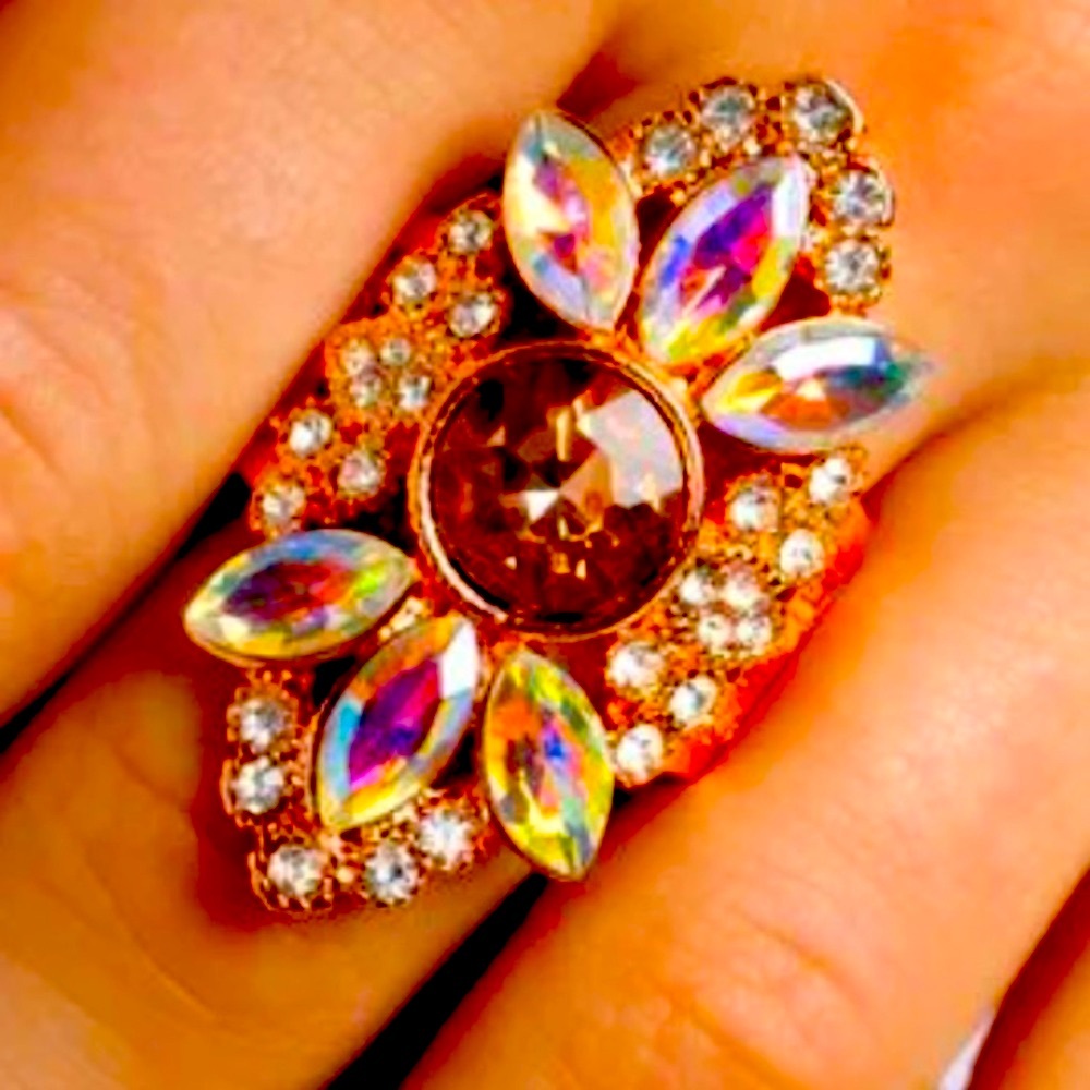 💥⭐️💥 SHINE❗️PAPARAZZI “GLISTEN HERE!” COPPER RING❗️ STUNNING❗️💥⭐️💥 - Picture 2 of 4